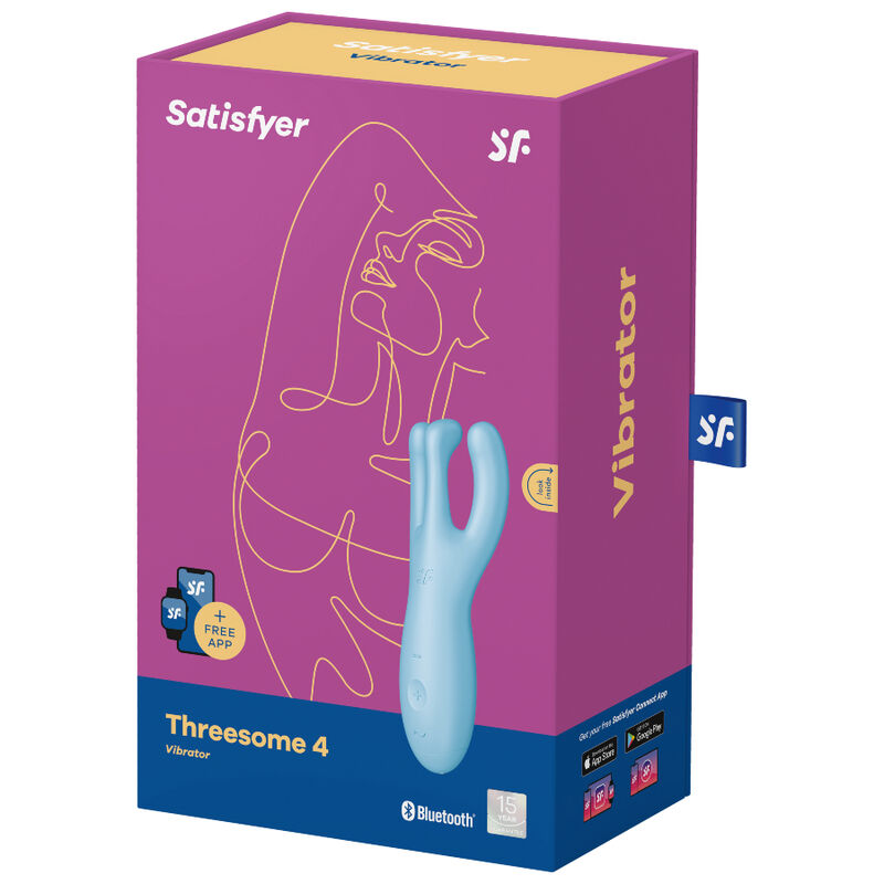 SATISFYER - THREESOME 4 PINK VIBRATOR APPLICATION