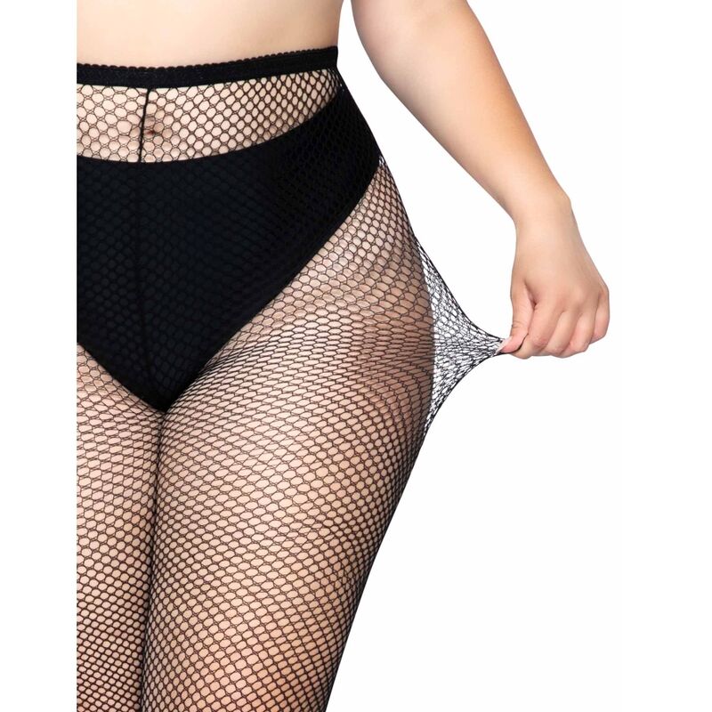 LEG AVENUE - PLUS SIZE FISHNET TIGHTS