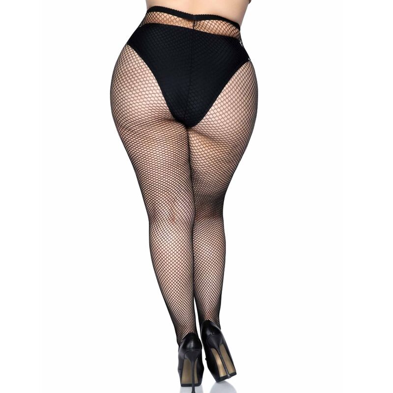 LEG AVENUE - PLUS SIZE FISHNET TIGHTS