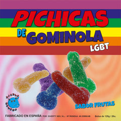 PRIDE - GUMMY PENIS FRUITS WITH LGBT SUGAR