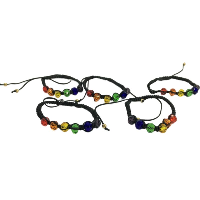 PRIDE - BRACELET EN PERLES DRAPEAU LGBT