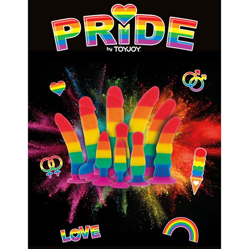 ORGULLO - ENCHUFE LGBT BANDERA HUNK 10,5 CM