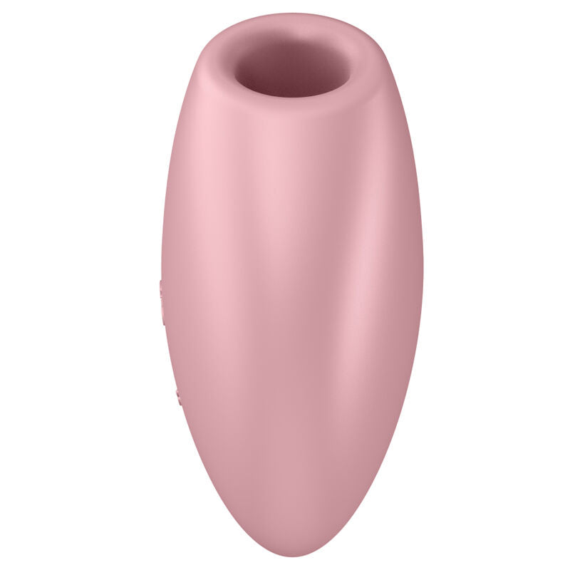 SATISFYER - ESTIMULADOR DE PULSO DE AIRE Y VIBRADOR CUTIE HEART AZUL