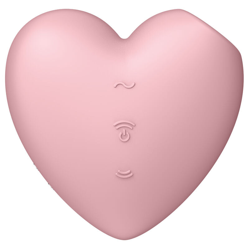 SATISFYER - CUTIE HEART STIMULATEUR ET VIBRATEUR DE PULSE D'AIR BLEU