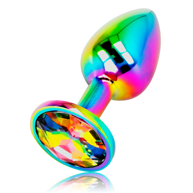 OHMAMA - PLUG ANAL CÍRCULO IRIDISCENTE TALLA M