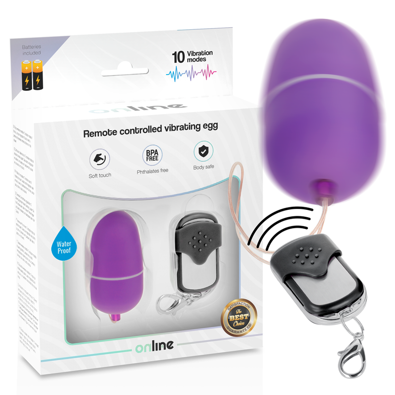 ONLINE - VIBRATING EGG REMOTE CONTROL M LILAC