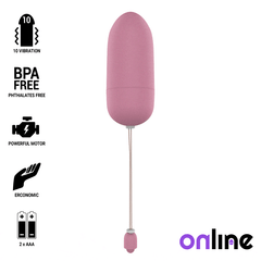 ONLINE - HUEVO VIBRADOR IMPERMEABLE ROSA