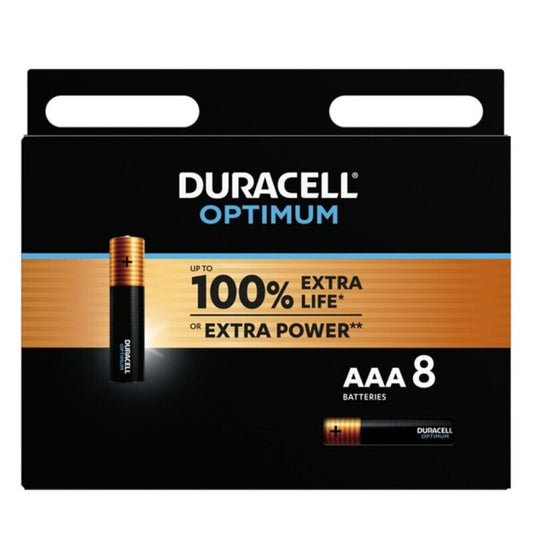 DURACELL - OPTIMUM AAA ALKALINE BATTERY LR03 8 UNIT?