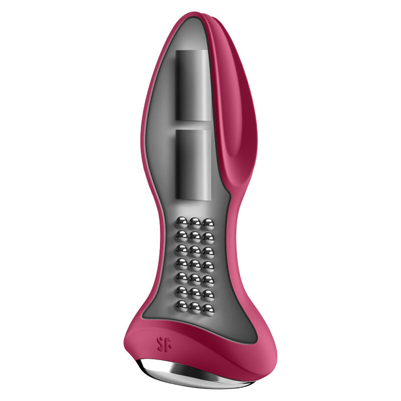 SATISFYER - VIBRANT ROTATOR PLUG 2+ APLICACIÓN NEGRO