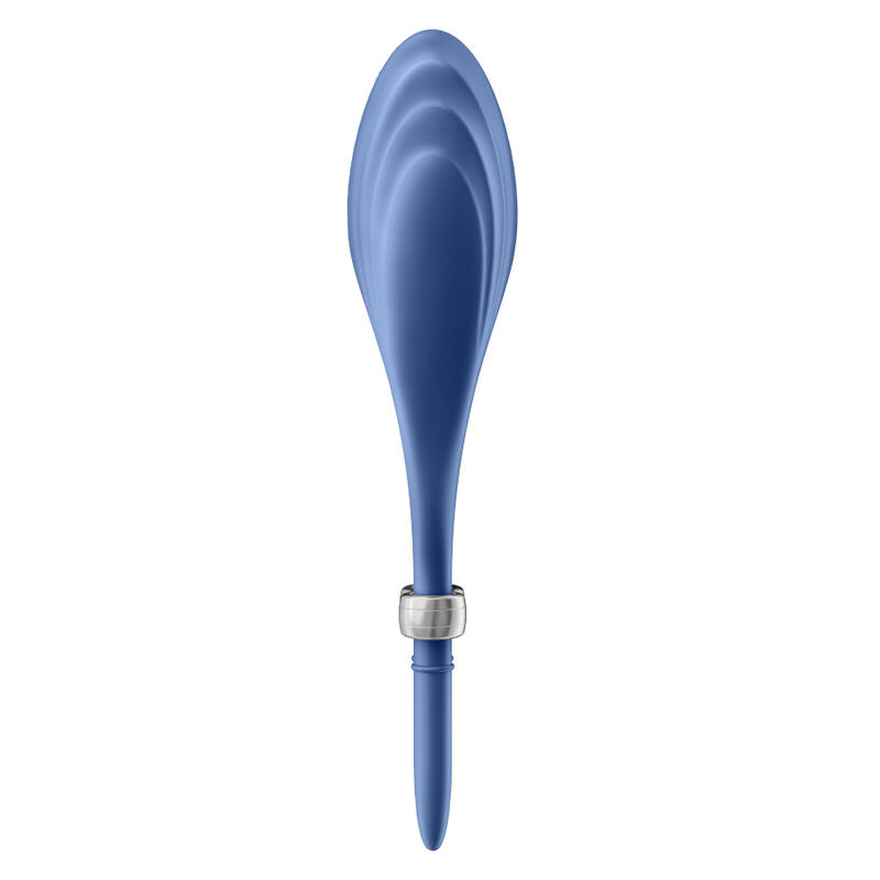 SATISFYER - ANILLO VIBRADOR DUELISTA AZUL