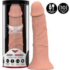 MITOLOGÍA - ASHER ORIGINAL DILDO S - VIBRADOR COMPATIBLE CON TECNOLOGÍA INALÁMBRICA WATCHME