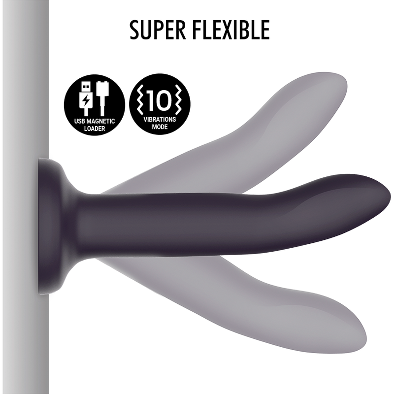 MITOLOGÍA - DUMAN MYSTIC DILDO M - VIBRADOR COMPATIBLE CON TECNOLOGÍA INALÁMBRICA WATCHME