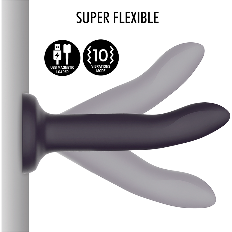 MITOLOGÍA - DUMAN MYSTIC DILDO L - VIBRADOR COMPATIBLE CON TECNOLOGÍA INALÁMBRICA WATCHME