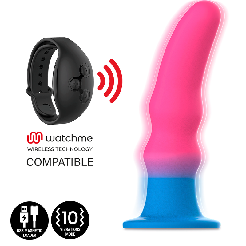 MITOLOGÍA - KUNO UTOPIA DILDO S - COMPATIBLE CON TECNOLOGÍA INALÁMBRICA VIBRADOR WATCHME