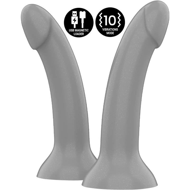 MITOLOGÍA - RUNE MAJESTIC DILDO S - COMPATIBLE CON TECNOLOGÍA INALÁMBRICA VIBRADOR WATCHME