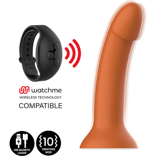 MYTHOLOGY - RUNE ROYAL DILDO M - VIBRATEUR WATCHME TECHNOLOGIE SANS FIL COMPATIBLE