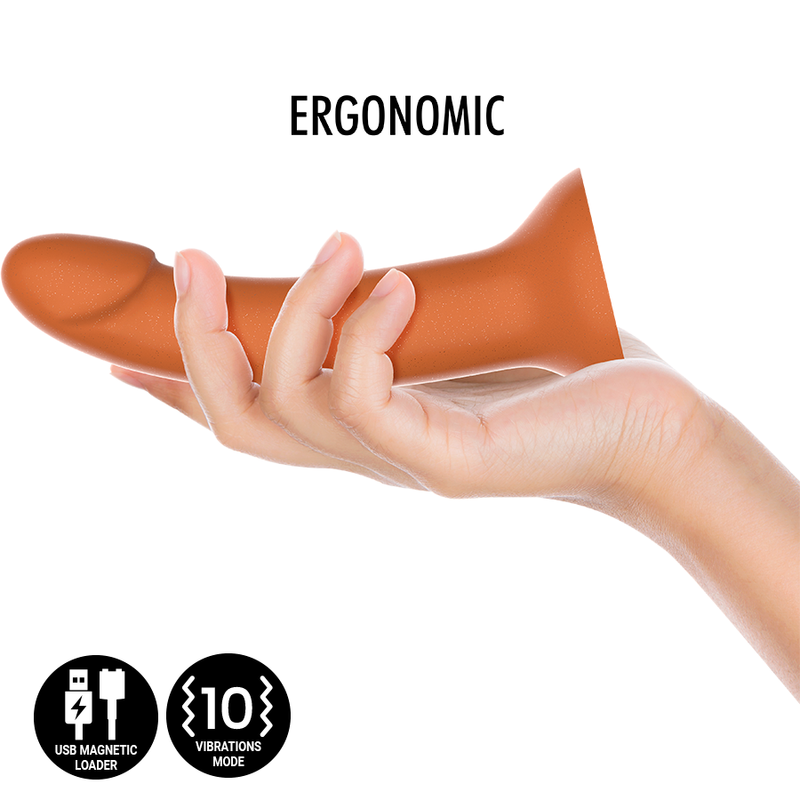 MITOLOGÍA - RUNE ROYAL DILDO M - COMPATIBLE CON TECNOLOGÍA INALÁMBRICA VIBRADOR WATCHME