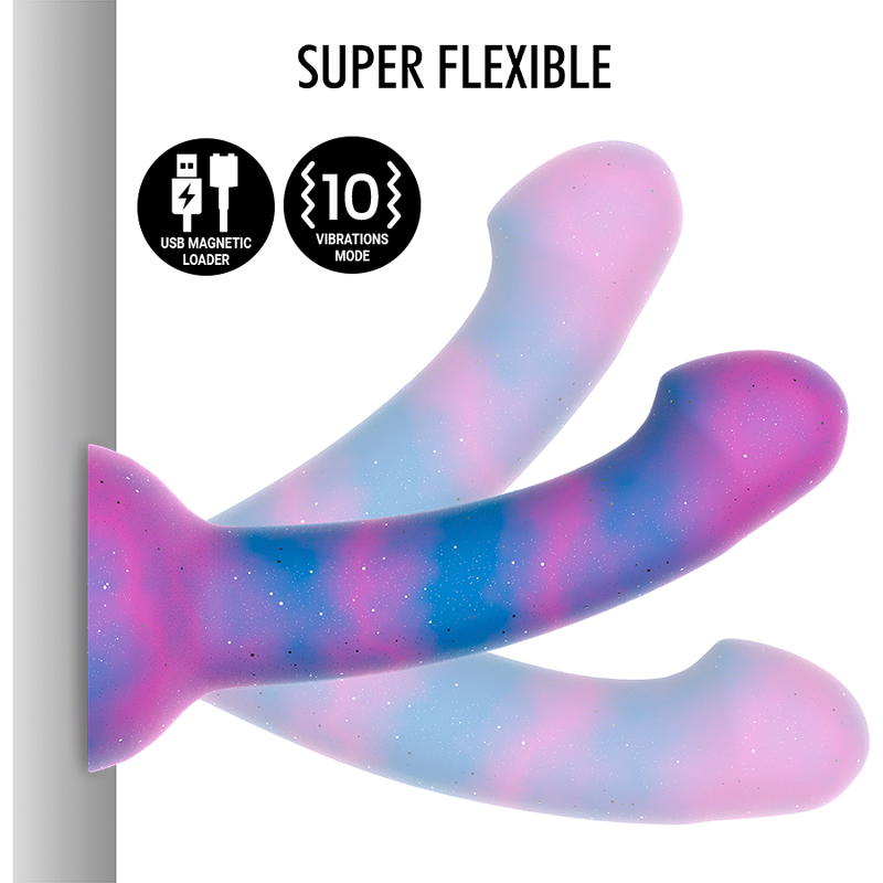 MITOLOGÍA - DION GALACTIC DILDO M - COMPATIBLE CON TECNOLOGÍA INALÁMBRICA VIBRADOR WATCHME