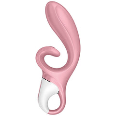 SATISFYER - APLICACIÓN VIBRADORA HUG ME CONEJO ROSA