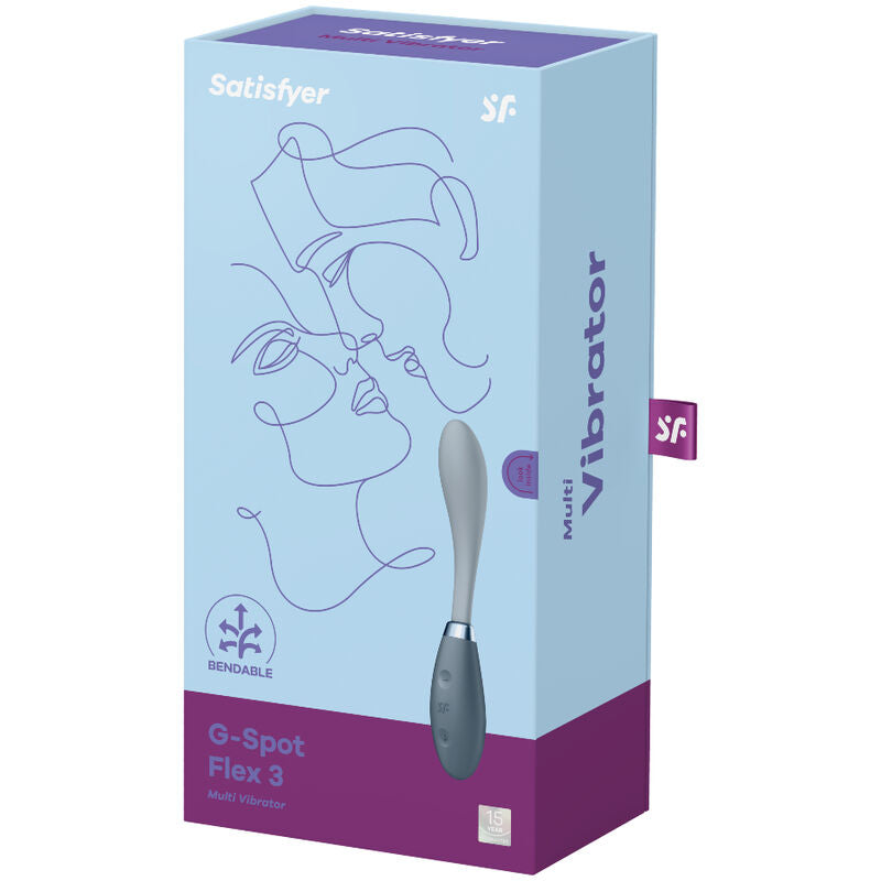 SATISFYER - MULTI G-SPOT FLEX 3 VIBRATOR GRAY