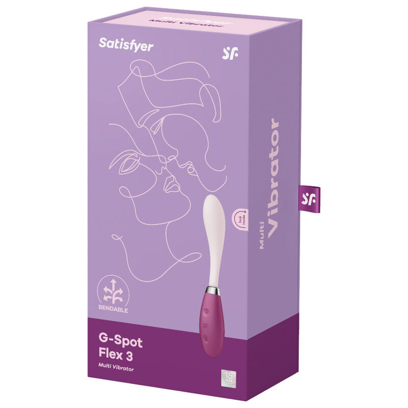 SATISFYER - VIBRATEUR MULTI G-SPOT FLEX 3 GRIS