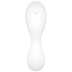 SATISFYER - APLICACIÓN ESTIMULADOR Y VIBRADOR CURVY TRINITY 5 BLANCO