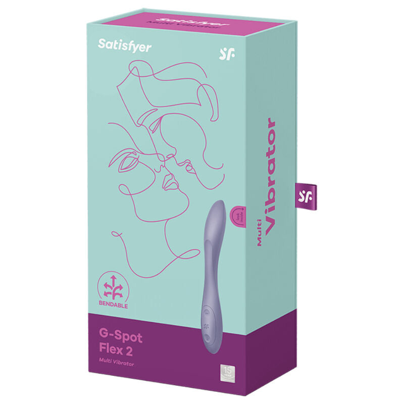 SATISFYER - VIBRATEUR MULTI G-SPOT FLEX 2 VIOLET