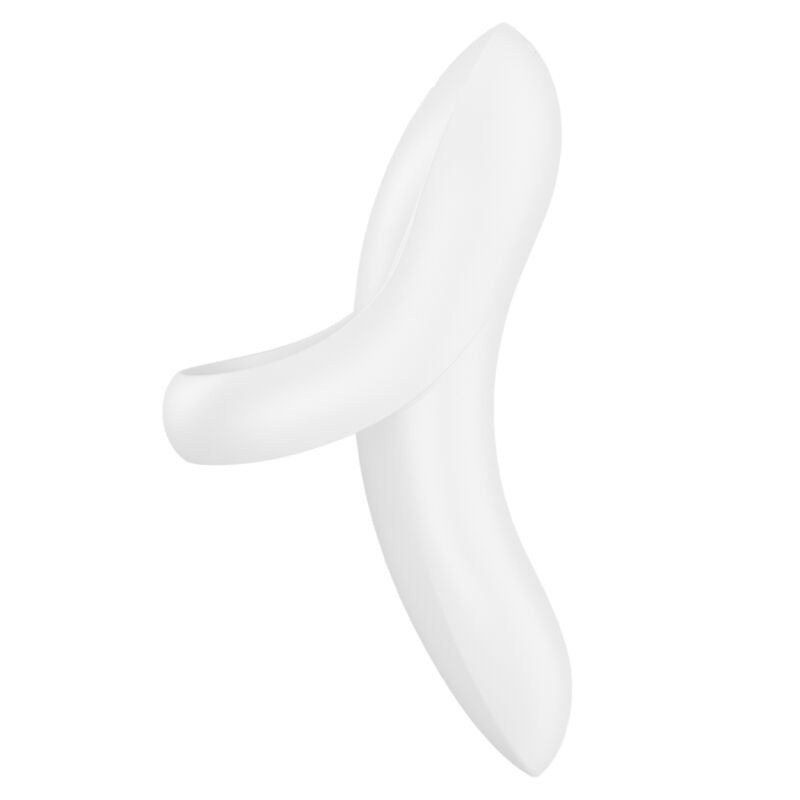 SATISFYER - BOLD LOVER WHITE FINGER VIBRATOR