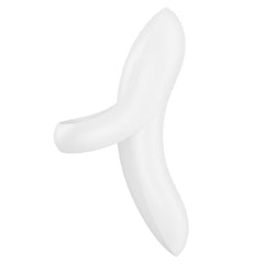 SATISFYER - BOLD LOVER WHITE FINGER VIBRATOR