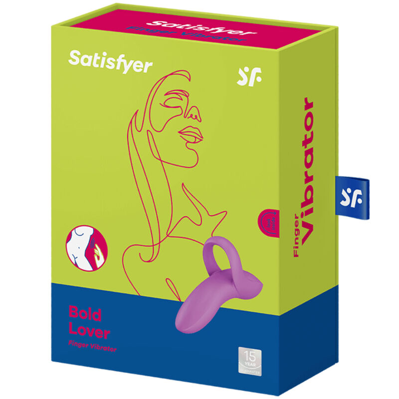 SATISFYER - BOLD LOVER WHITE FINGER VIBRATOR