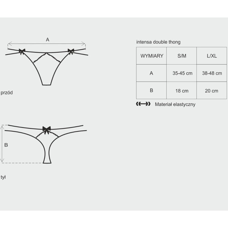 OBSESSIVE - TANGA DOBLE INTENSA S/M