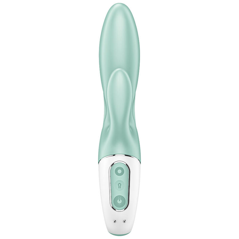 SATISFYER - AIR PUMP BUNNY 5+ APLICACIÓN VIBRADOR HINCHABLE CONEJO VERDE