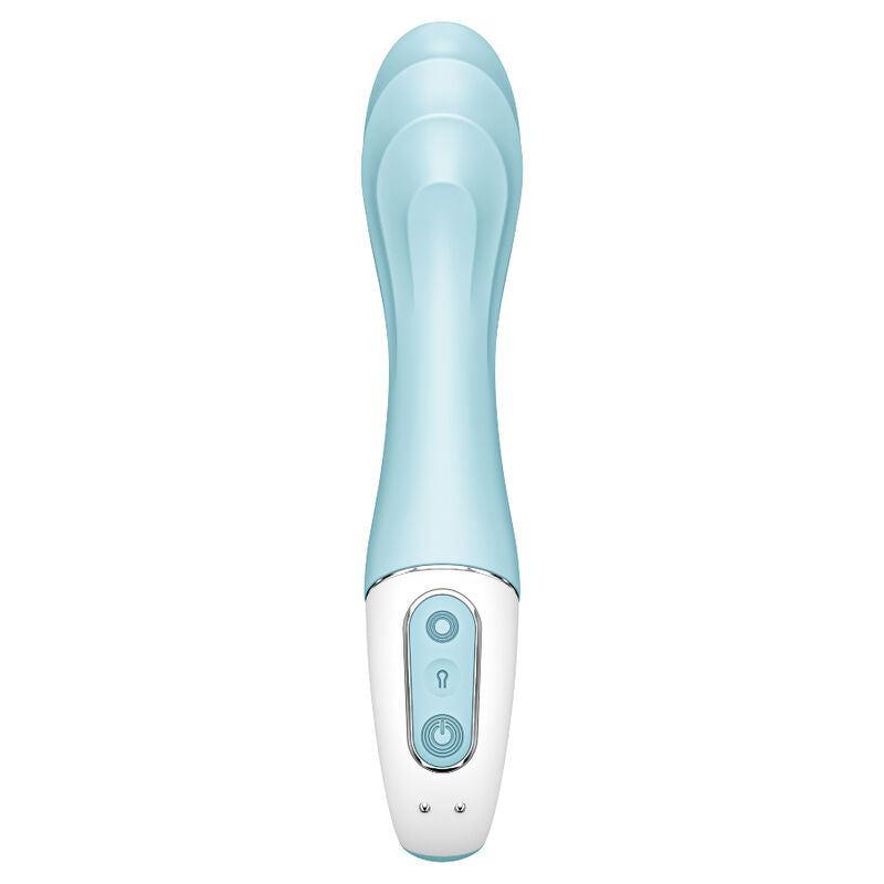 SATISFYER - AIR PUMP VIBRATOR 5+ APP INFLATABLE G-SPOT VIBRATOR BLUE