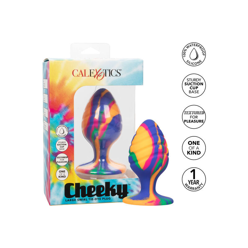 CALEXOTICS - CHEEKY GRANDE SWIRL ANAL PLUG