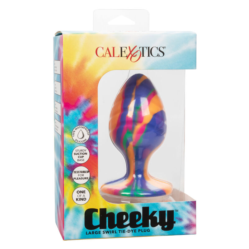 CALEXOTICS - CHEEKY GRANDE SWIRL ANAL PLUG