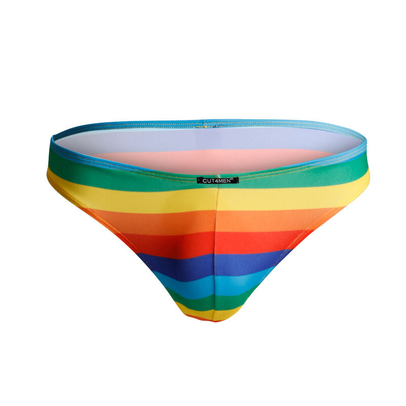 CUT4MEN - RAINBOW LOW RISE BRIEFS L