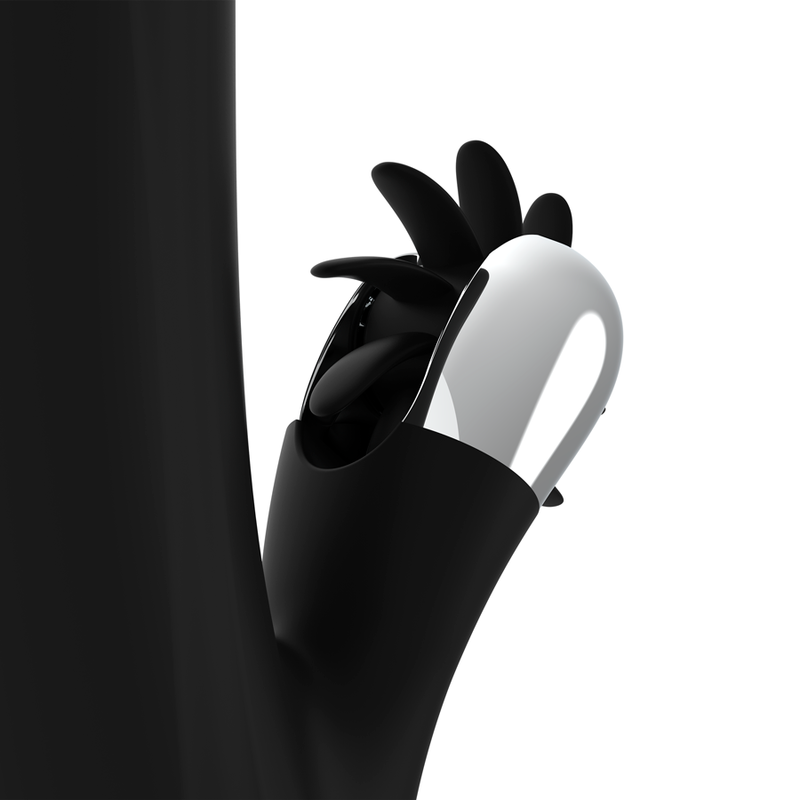 BLACK&amp;SILVER – VIBRADOR ROTATION RABBIT STORM