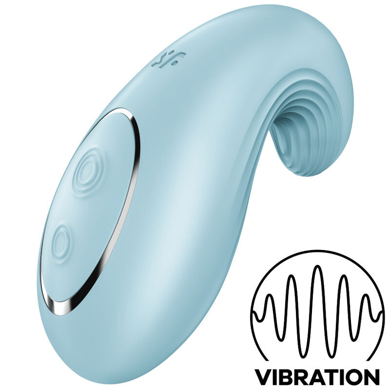 SATISFYER - VIBRADOR DE POSICIÓN DIPPING DELIGHT AZUL
