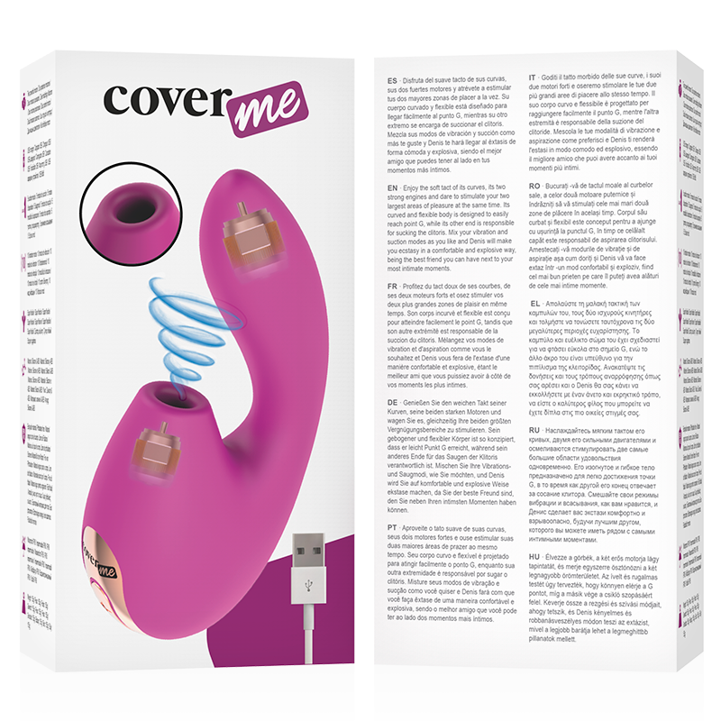 COVERME - SUCCIÓN DEL CLÍTORIS Y POTENTE VIBRADOR DEL PUNTO G RUSH