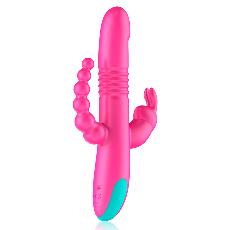 HAPPY LOKY - DONALD TRIPLE STIMULATION : ANAL, G-SPOT & CLITORAL WATCHME TECHNOLOGIE SANS FIL COMPATIBLE