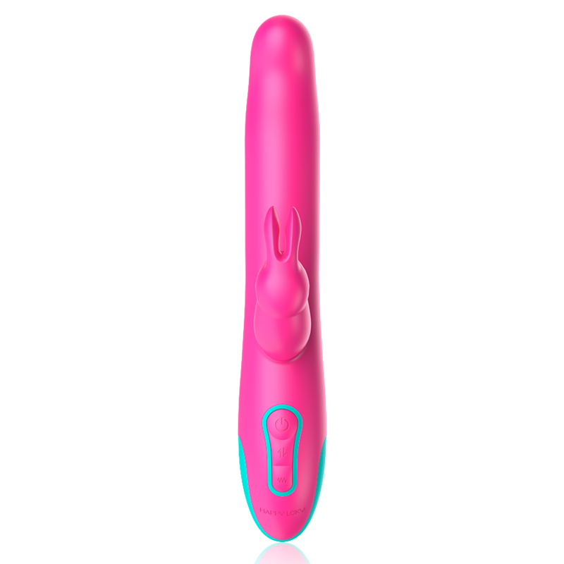 HAPPY LOKY - VIBRADOR Y ROTADOR PLUTO CONEJO COMPATIBLE CON TECNOLOGÍA INALÁMBRICA WATCHME