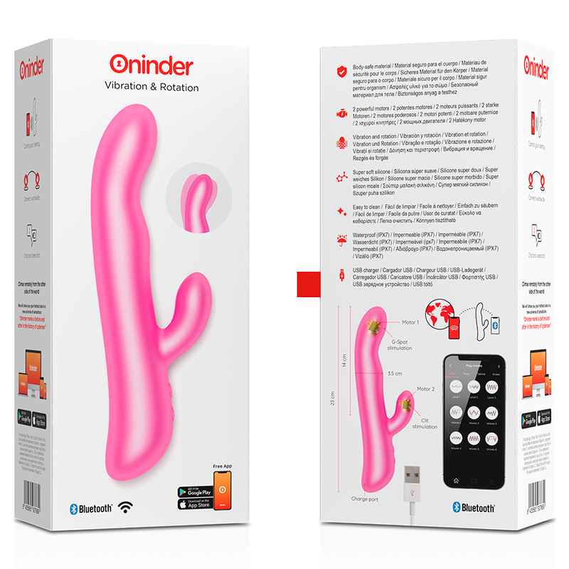 ONINDER - OSLO VIBRATION AND ROTATION PINK - FREE APP