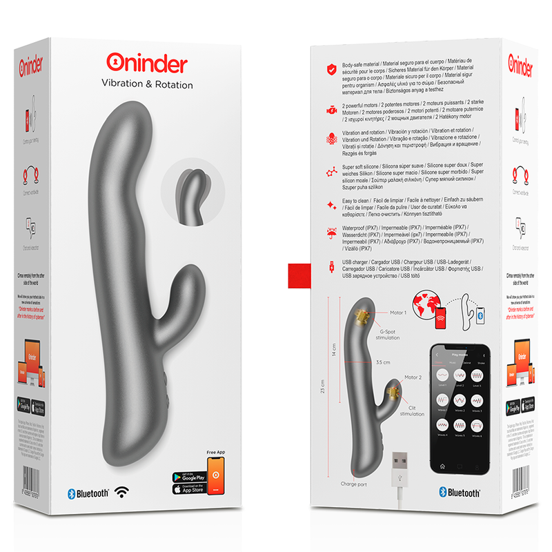 ONINDER - OSLO VIBRATION AND ROTATION PINK - FREE APP