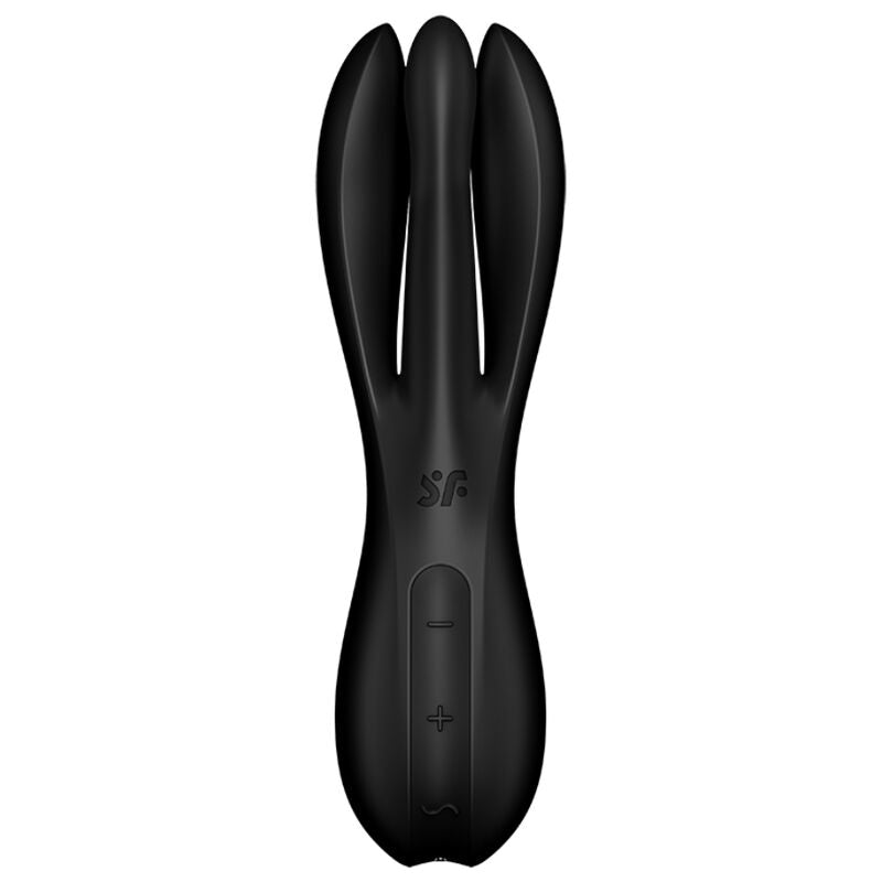 SATISFYER - TRÍO 2 VIBRADOR NEGRO