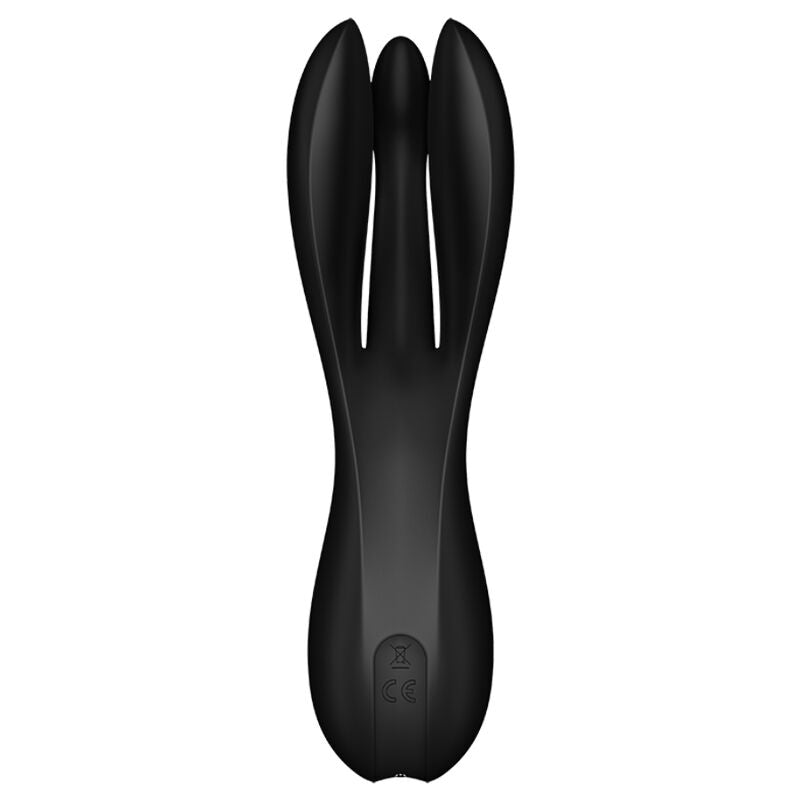 SATISFYER - TRÍO 2 VIBRADOR NEGRO