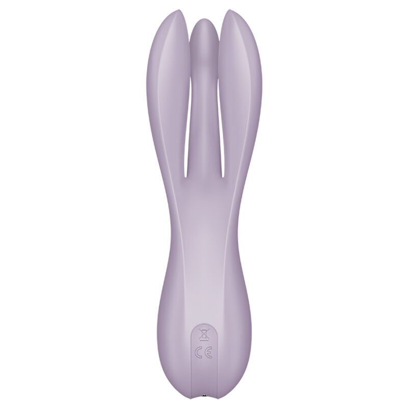 SATISFYER - TRÍO 2 VIBRADOR NEGRO