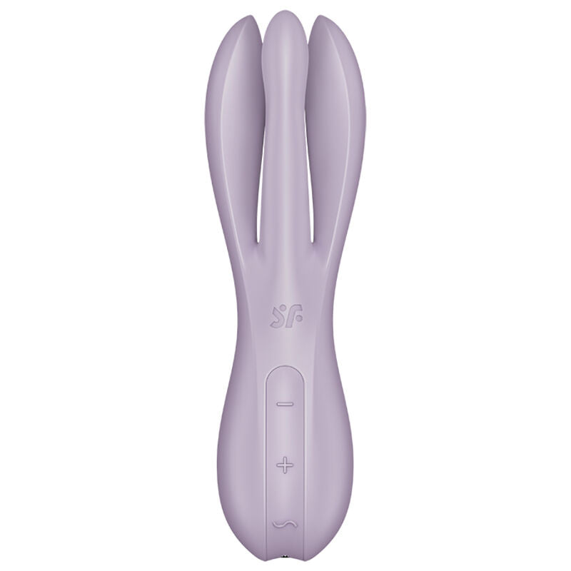 SATISFYER - TRÍO 2 VIBRADOR NEGRO