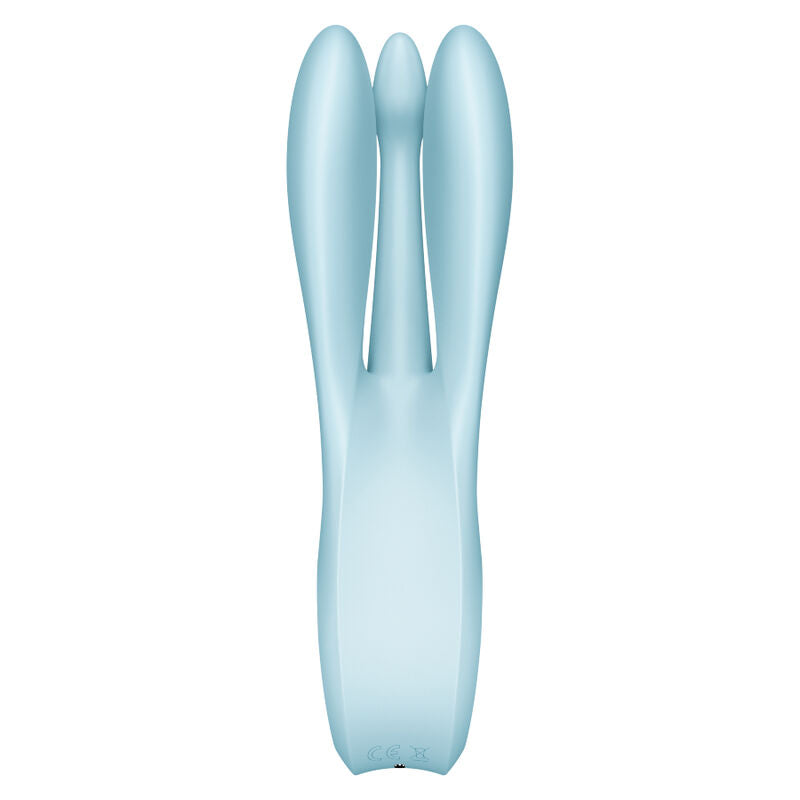 SATISFYER - TRÍO 1 VIBRADOR AZUL