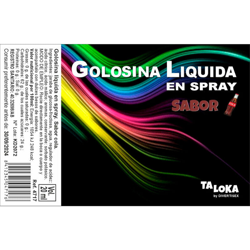TALOKA - SPRAY LÍQUIDO DE CARAMELO DE COLA