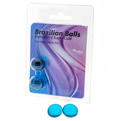 TALOKA - 2 BRAZILIAN BALLS EXCITING GEL COLD EFFECT